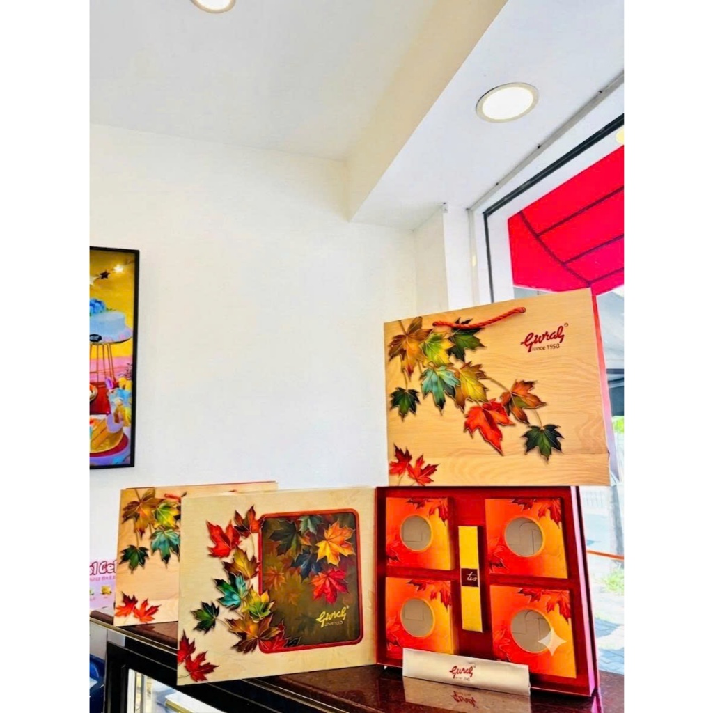 Bánh trung thu Givral combo TÂM GIAO 2 (HỘP 4 BÁNH)(17A-8A-5A-9A)