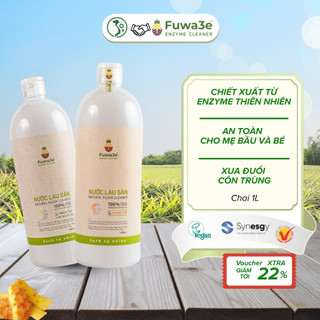 Nước Lau Nhà Sả Chanh Fuwa3e Hữu Cơ Lau Sàn sạch khuẩn  Xua Đuổi Muỗi côn trùng 1L, an toàn mẹ và bé