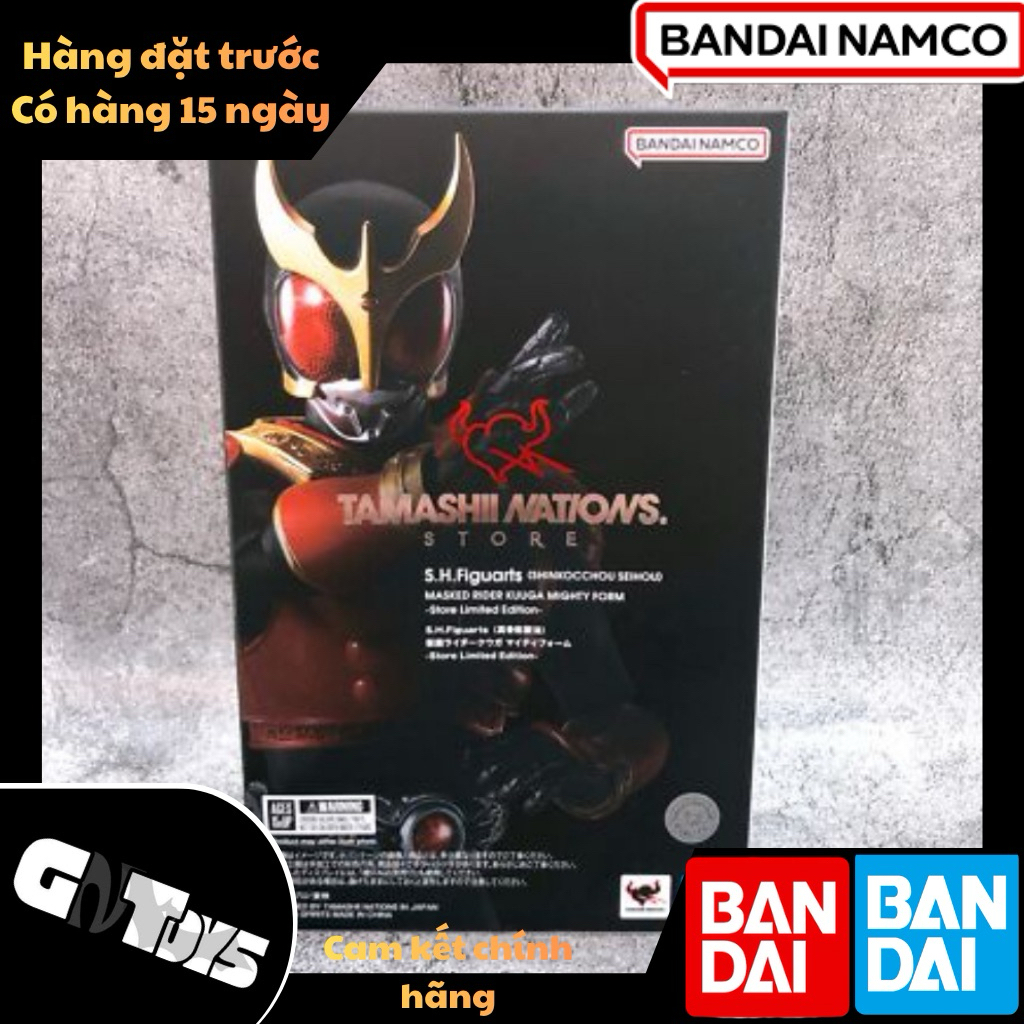 Mô hình chính hãng Bandai Mô hình SHF Kuuga Mighty Form Chân Cốt Điêu (SS) - Bản Tamashii Store Limi