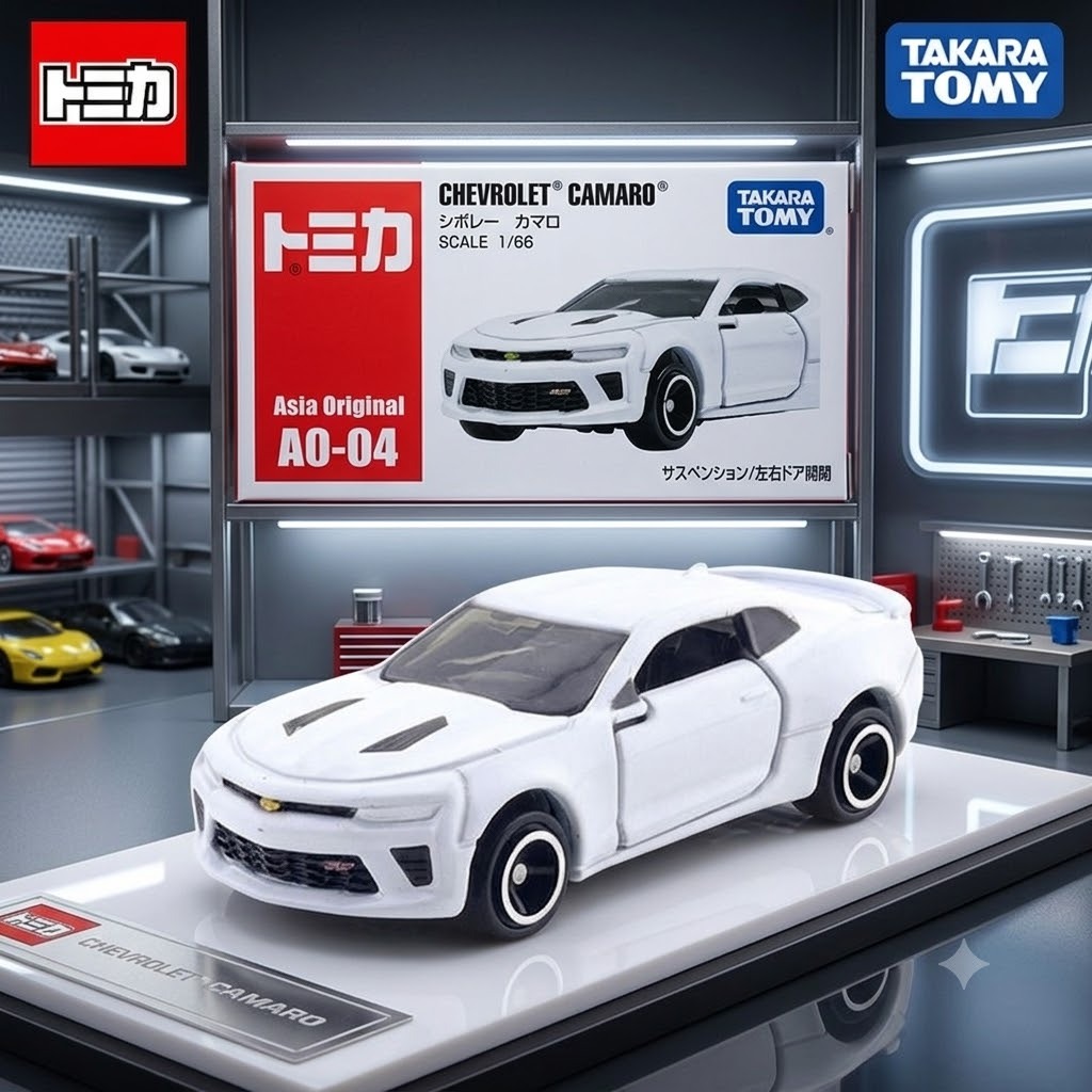 Mô Hình Xe Tomica Asia Original AO-04 Chevrolet Camaro Takara Tomy