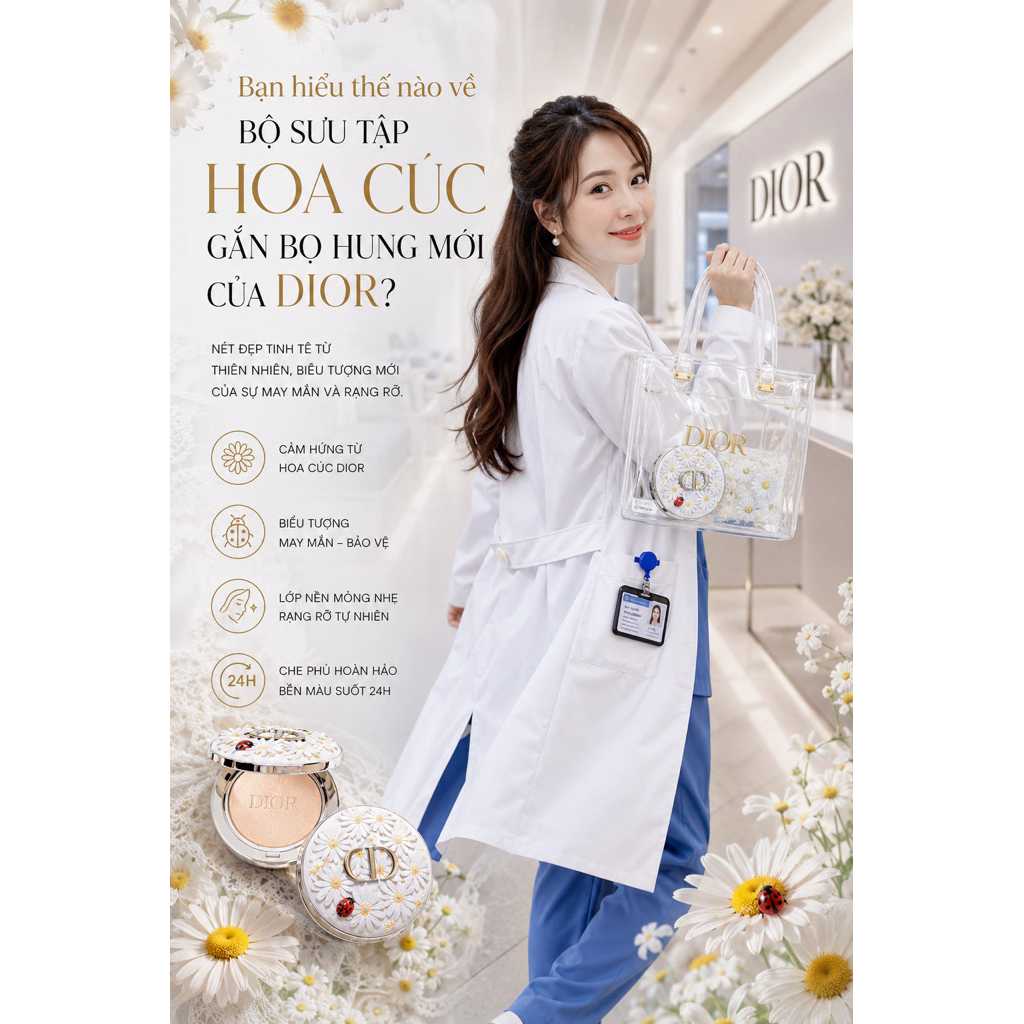 ✨ CUS.HION D’OR PHIÊN BẢN HOA CÚC LIMITED ✨