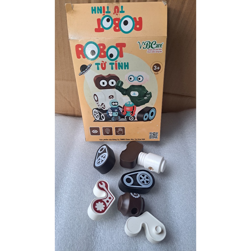 Đồ chơi xếp hình robot VBCare từ tính