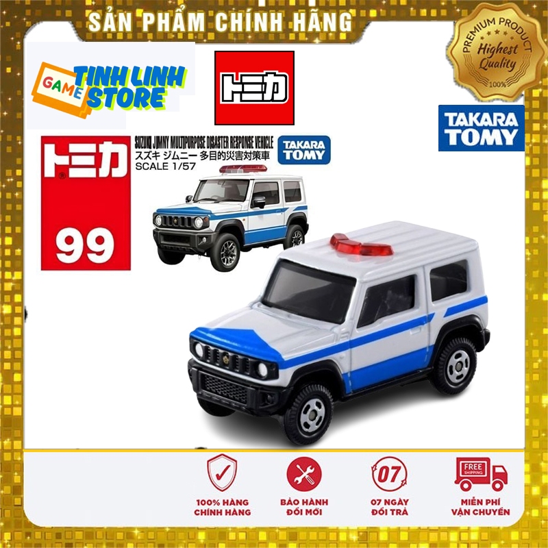 Mô Hình Xe Tomica No.99 Suzuki Jimny Multipurpose Disaster Response Vehicle - Xe Cứu Hộ