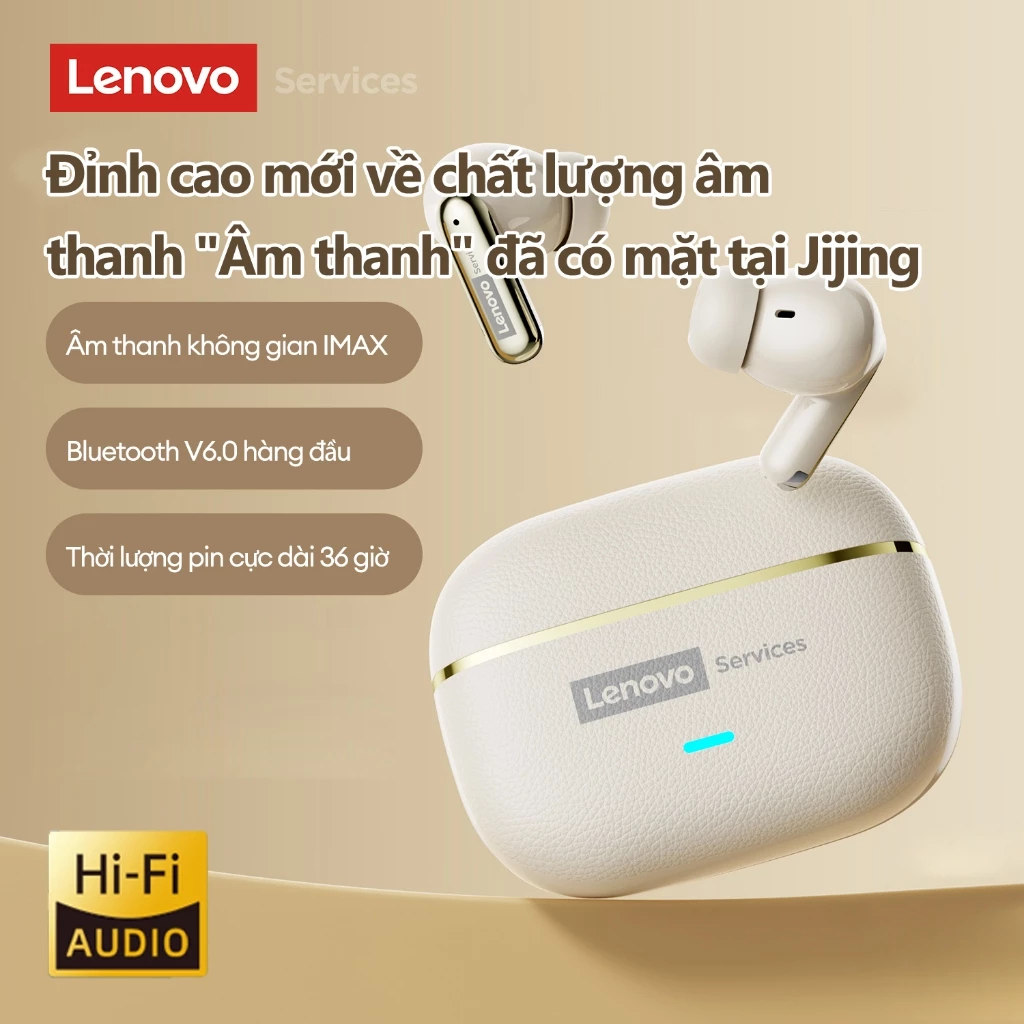 Tai nghe chơi game Lenovo LE208 Tai nghe  Độ trễ thấp trong tai IPX5 Chất lượng âm thanh HIFI chống nước Bluetooth 6.0 | BigBuy360 - bigbuy360.vn