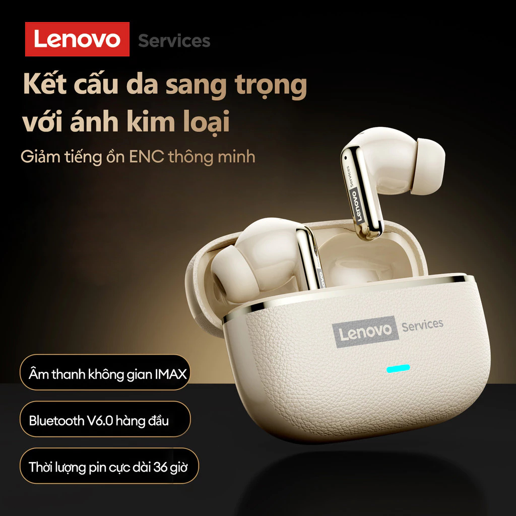 Tai nghe chơi game Lenovo LE208 Tai nghe  Độ trễ thấp trong tai IPX5 Chất lượng âm thanh HIFI chống nước Bluetooth 6.0 | BigBuy360 - bigbuy360.vn