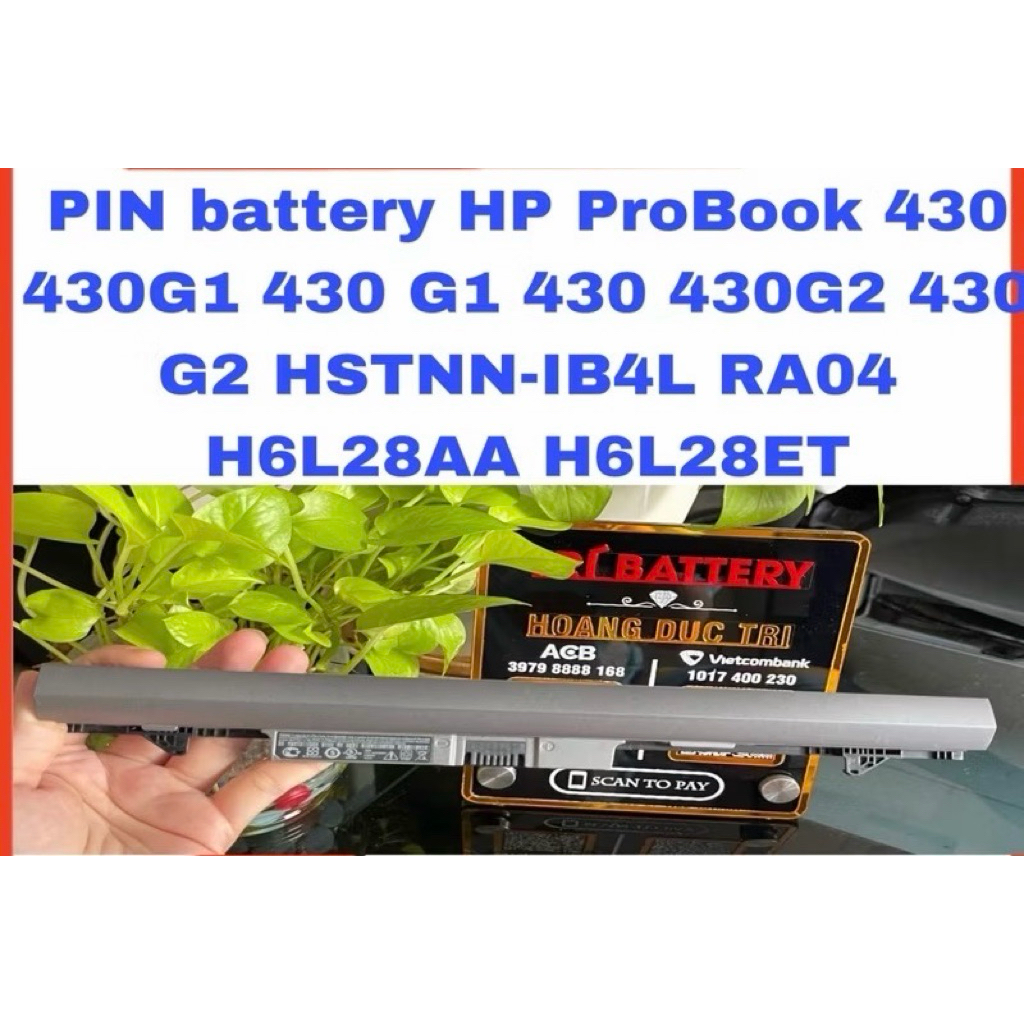 PIN battery HP ProBook 430 430G1 430 G1 430 430G2 430 G2 HSTNN-IB4L RAO4 H6L28AA H6L28ET