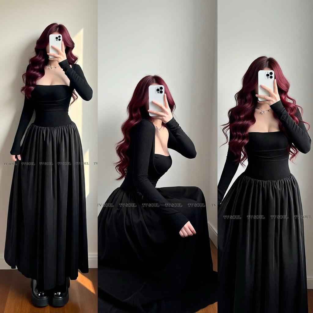 [SẴN, ẢNH THẬT] Tổng Hợp Đầm Midi Maxi Dáng Dài Dự Tiệc Đi Chơi Sexy Quyến Rũ