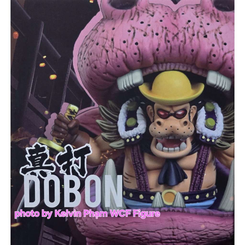Mô hình Resin WCF chính hãng Yz Studio One Piece Wano Country Team Kaido Nhóm Gifters Dobon Hà Mã