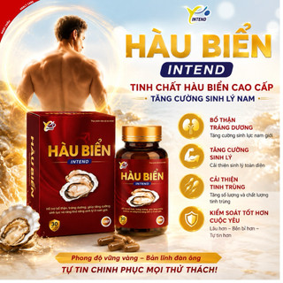 Viên Uống Tinh  Chất Hàu Biển Intend – Tăng Cường Sinh Lý Nam, Bổ Thận Tráng Dương, Bổ Tinh Trùng