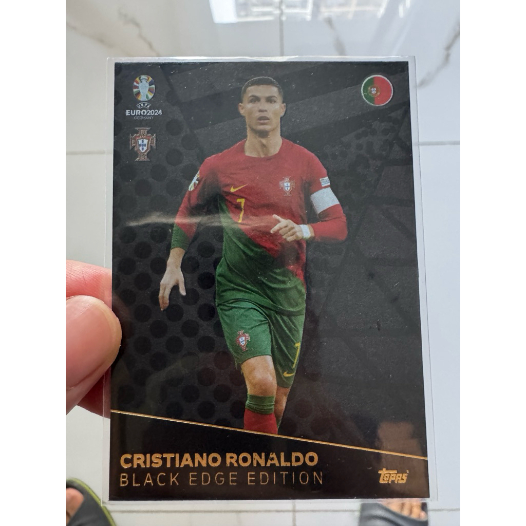 Cristiano Ronaldo - Topps EURO 2024 Black Edge Edition