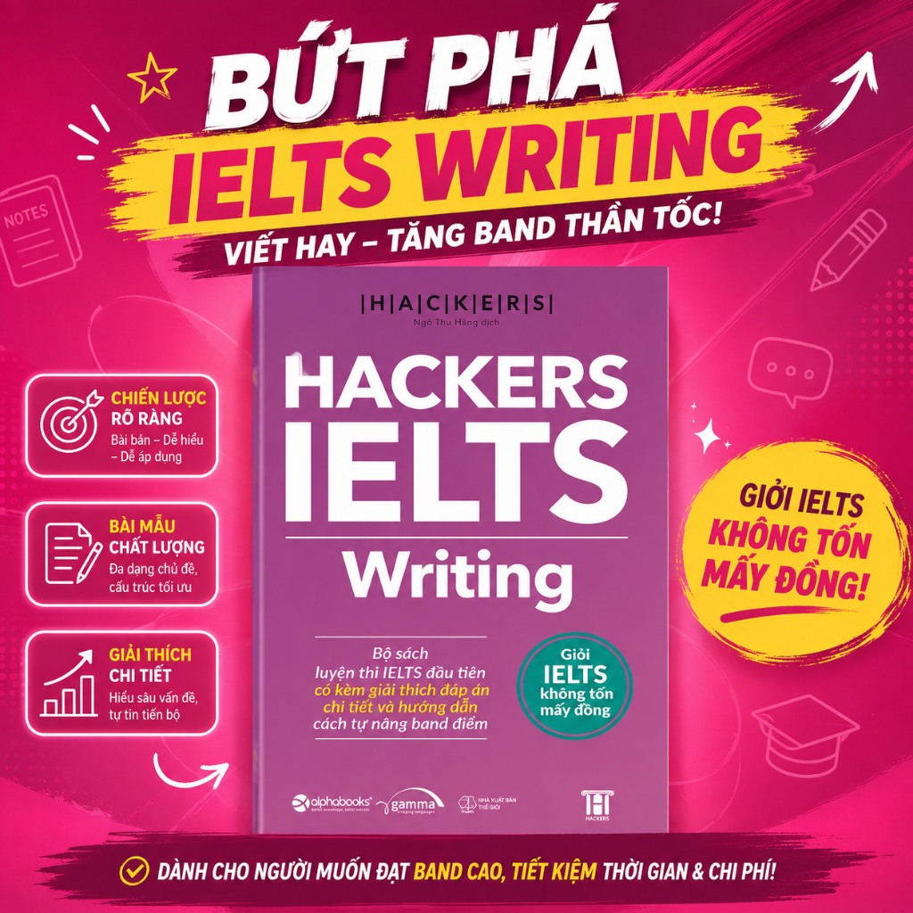 Sách - Hackers Ielts Writing ( Tái Bản )