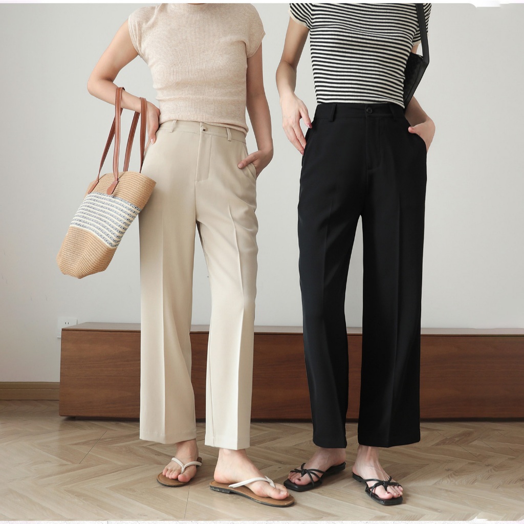 LIGAM - QUẦN TÂY ỐNG SUÔNG ICY PANTS