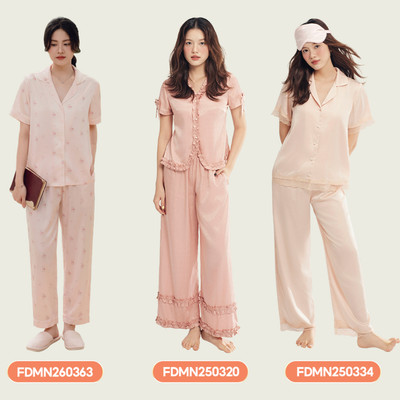 Tổng Hợp Bộ Mặc Nhà Loirechic Dài Tay/ Cộc Tay Quần Dài