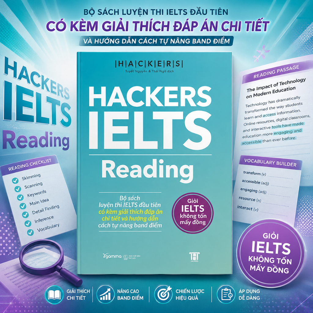 Sách - Hackers Ielts Reading