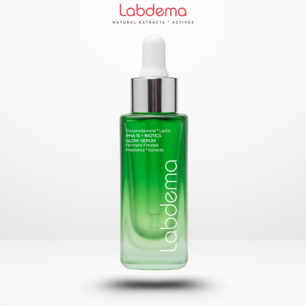 Serum PHA 15 + Biotics Glow men lợi khuẩn - Labdema (30ml) ẩm mướt, cân bằng hệ vi sinh, phục hồi da