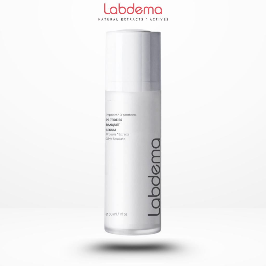 Serum Peptide B5 Banquet - Labdema (30ml) 5 loại Peptide, B5, HA, 3% chiết xuất siêu phục hồi - Derm