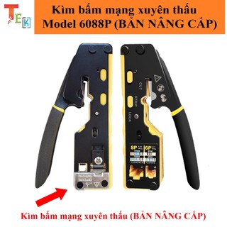KÌM BẤM MẠNG DINTEK CAT5E, CAT6 Kìm bấm mạng xuyên thấu 6088P