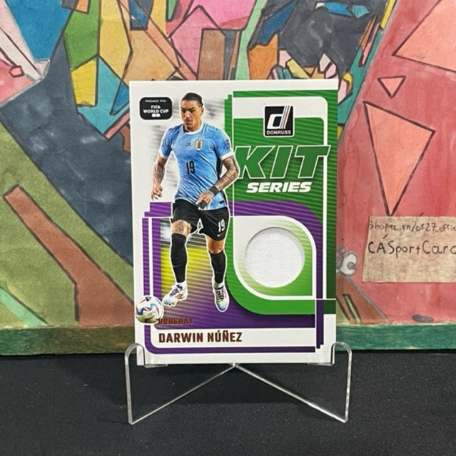 Thẻ mảnh áo Darwin Núñez | 2025/26 Panini donruss Fifa Road to World Cup 26tm Soccer