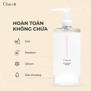 Nước Tẩy Trang Dành Cho Da Nhạy Cảm Chacott Cleansing Water 500ml