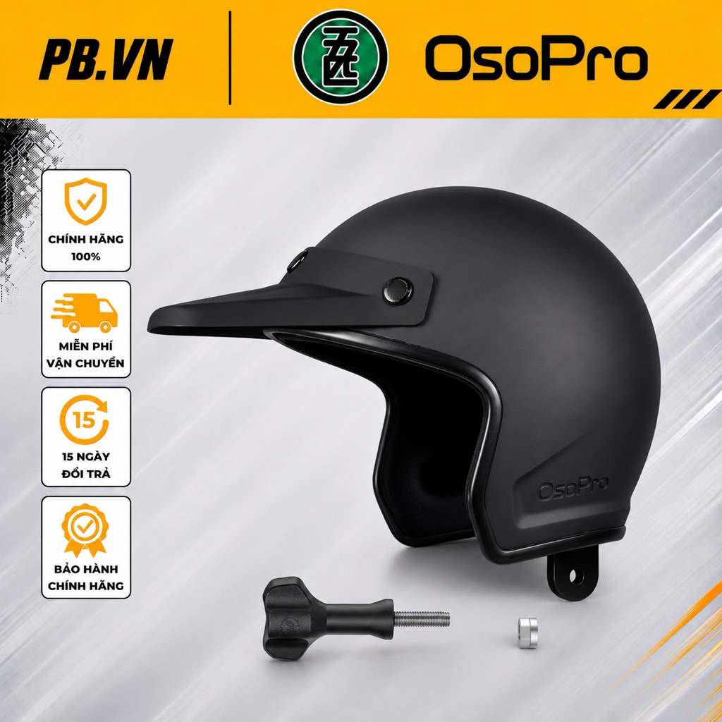 OSOPRO Nón Che Mưa Che Nắng Chống Chói | Phụ Kiện Giá Đỡ Điện Thoại Xe Máy Chính Hãng