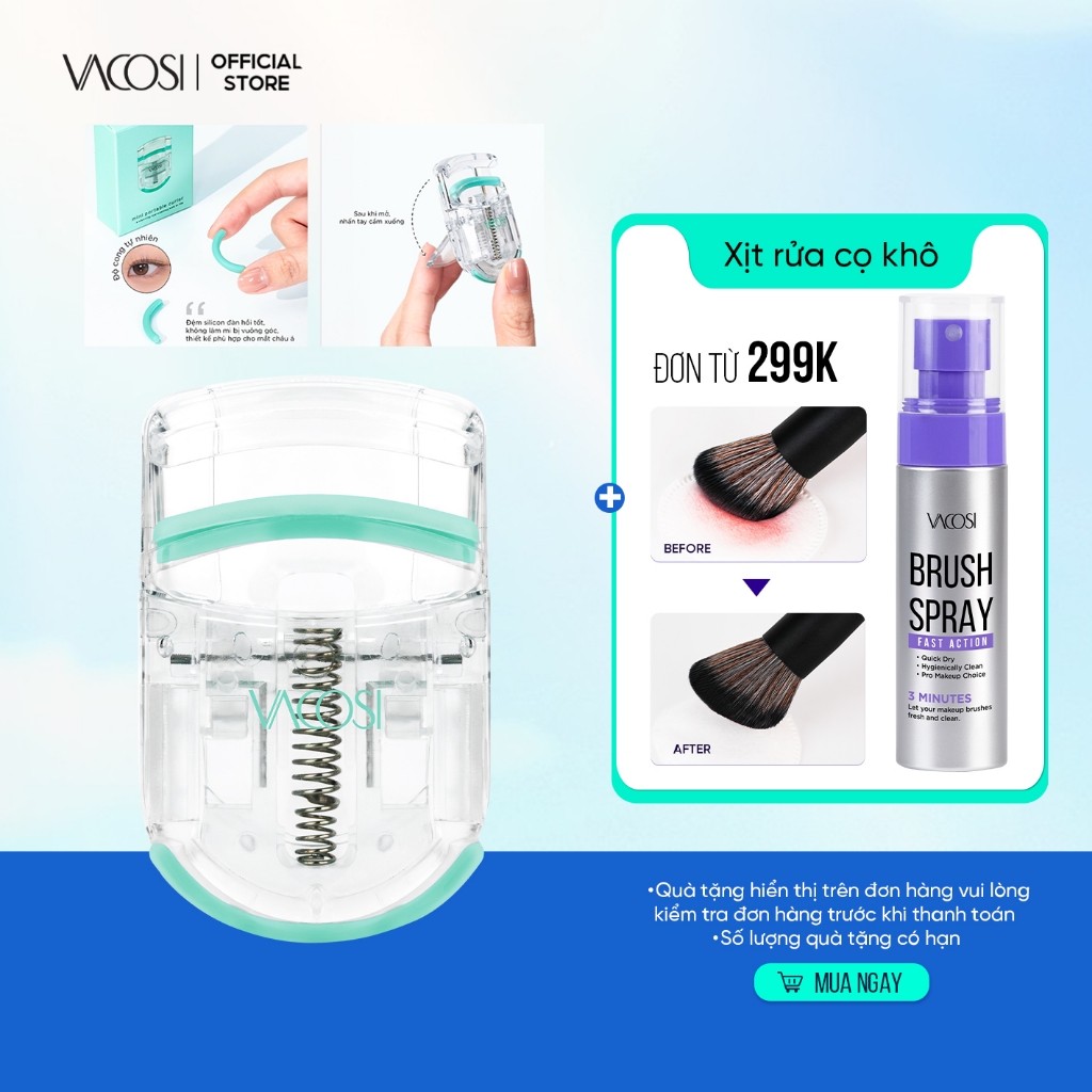 Bấm mi mini bỏ túi VACOSI MINI PORTABLE CURLER- BM10