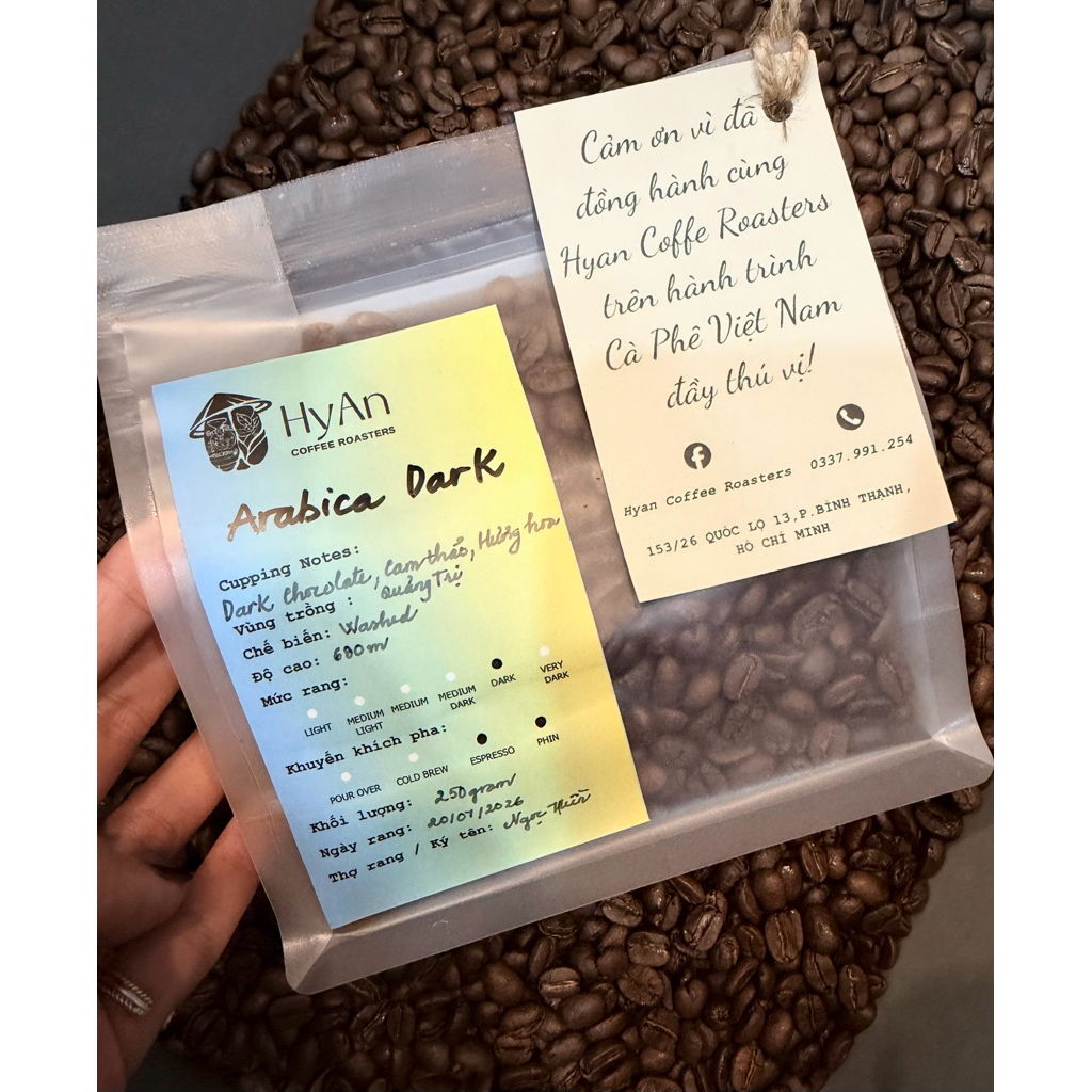 “ARABICA DARK” | 100% ARABICA WASHED QUẢNG TRỊ