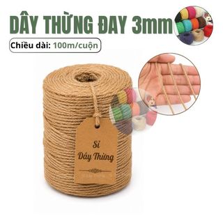 Cuộn 50m, 100m dây thừng 3mm