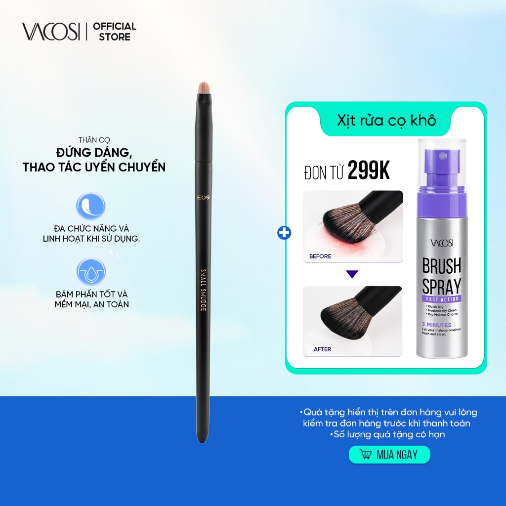 Cọ nhấn đuôi mắt VACOSI - E09-Y24