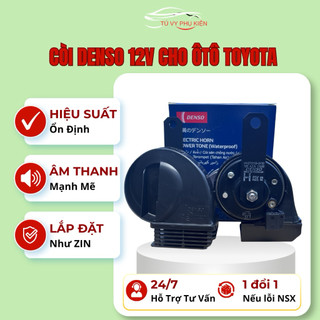 Bộ Còi Denso 12v Kháng Nước Cho Các Dòng Ô Tô ToYoTa Innova Foturner Camry -còi ô tô Denso 0410 12v-Tú Vy