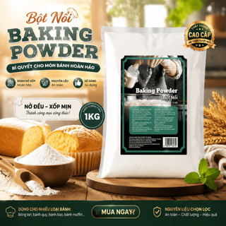 Bột Nổi Bột Nở Làm Bánh Baking Powder Giá Tốt Nhất Thị Trường Nguyên Hỷ Chemistry 500gr / 1Kg