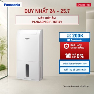 Máy hút ẩm Panasonic F-YCT14V - 3 chế độ linh hoạt - Công suất hút ẩm 14L/Ngày