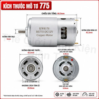 Mô Tơ Quạt 775 ( 12V )