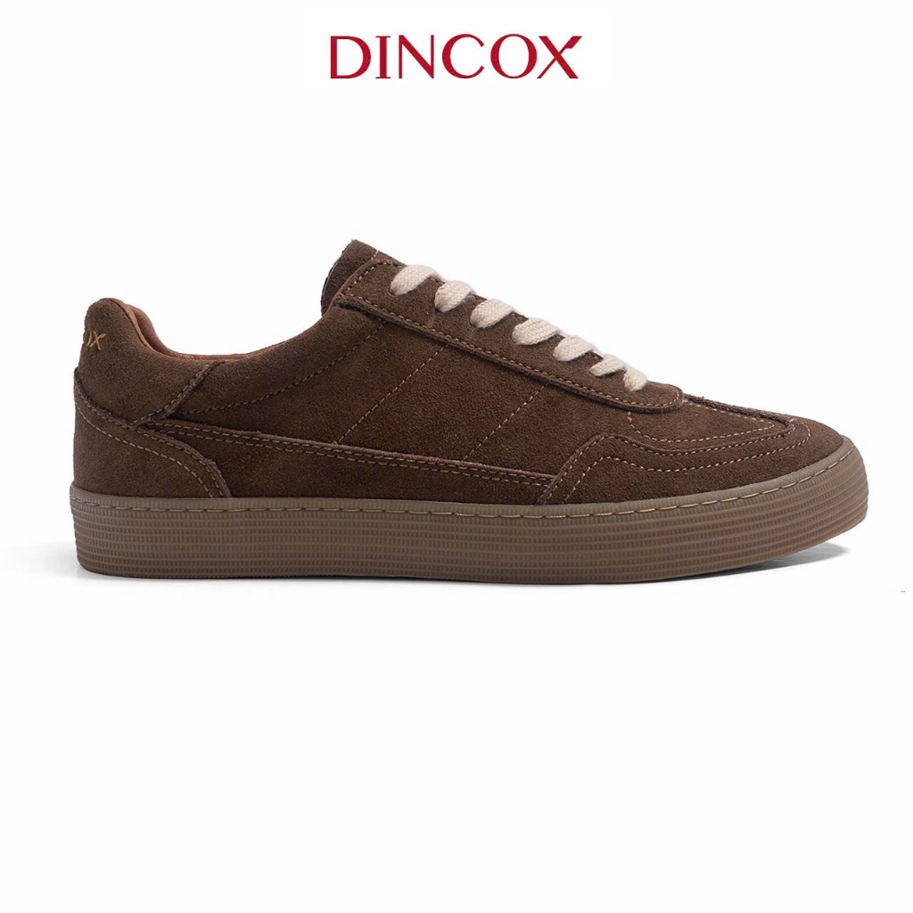 NEW ARRIVAL|Giày Sneaker Nam Nữ Da Dincox DC35 CHESTNUT Shoes Unisex Đế Bằng