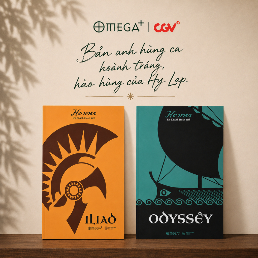 Bộ bìa mềm: ILiad - Odyssey - Homer Sử thi Hy Lạp