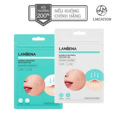 (Tặng kèm quà) Bộ 34-39 miếng dán mụn ban ngày & đêm nhiều size