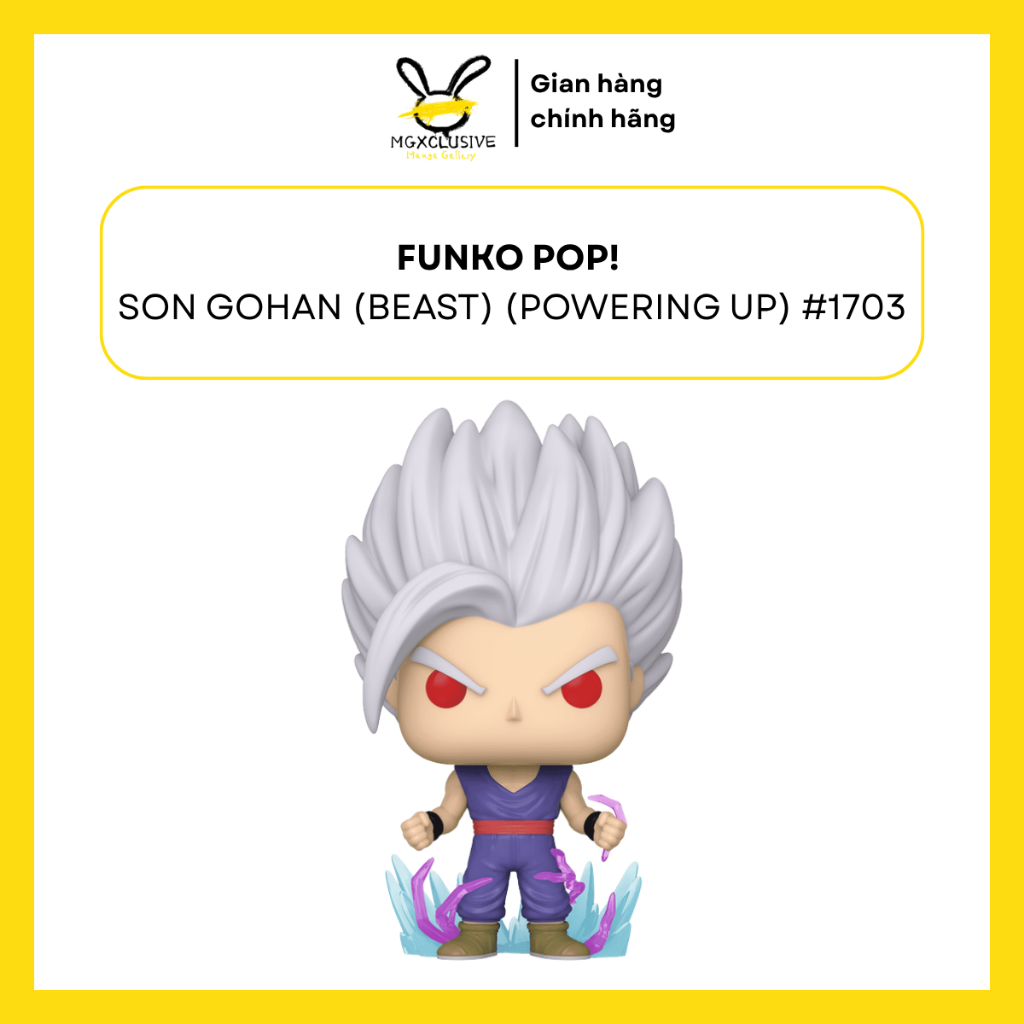 Mô Hình Chính Hãng Funko Pop Son Gohan (Beast) (Powering Up) #1703