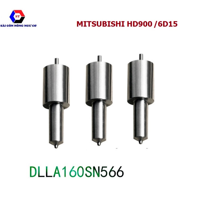 Béc kim phun dầu DLLA160SN566 máy Mitsubishi Fuso FK 6D14 6D15 6D16 6D17 HD900