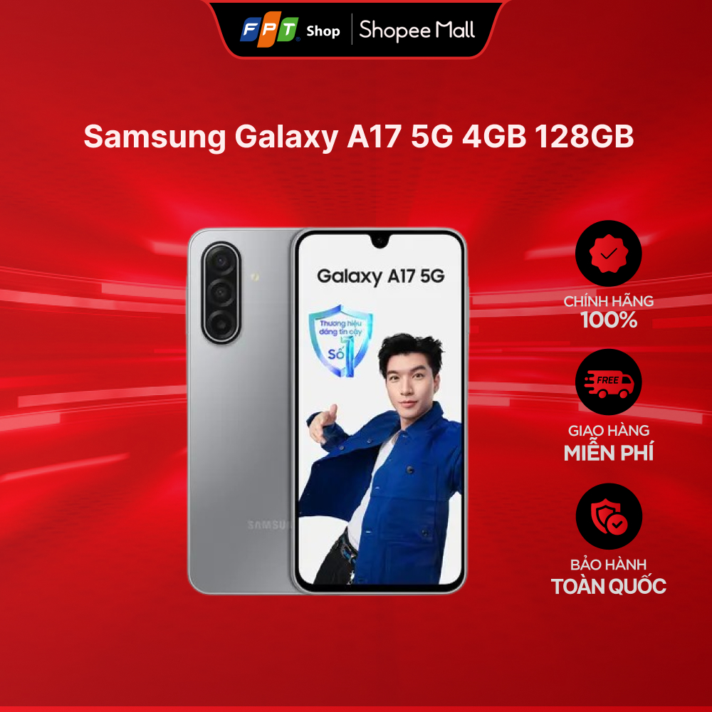 Điện Thoại Samsung Galaxy A17 5G 4GB 128GB [Đã kích hoạt T7/2026]