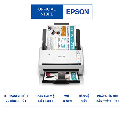 Máy scan tài liệu Epson WorkForce DS-570WII (A4, Wi‑Fi, Scan Hai Mặt)