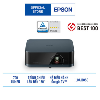 Máy chiếu gia đình Epson Lifestudio Pop Plus EF-62N | Âm thanh BOSE | Google TV™ | 700 lumen | 4KE
