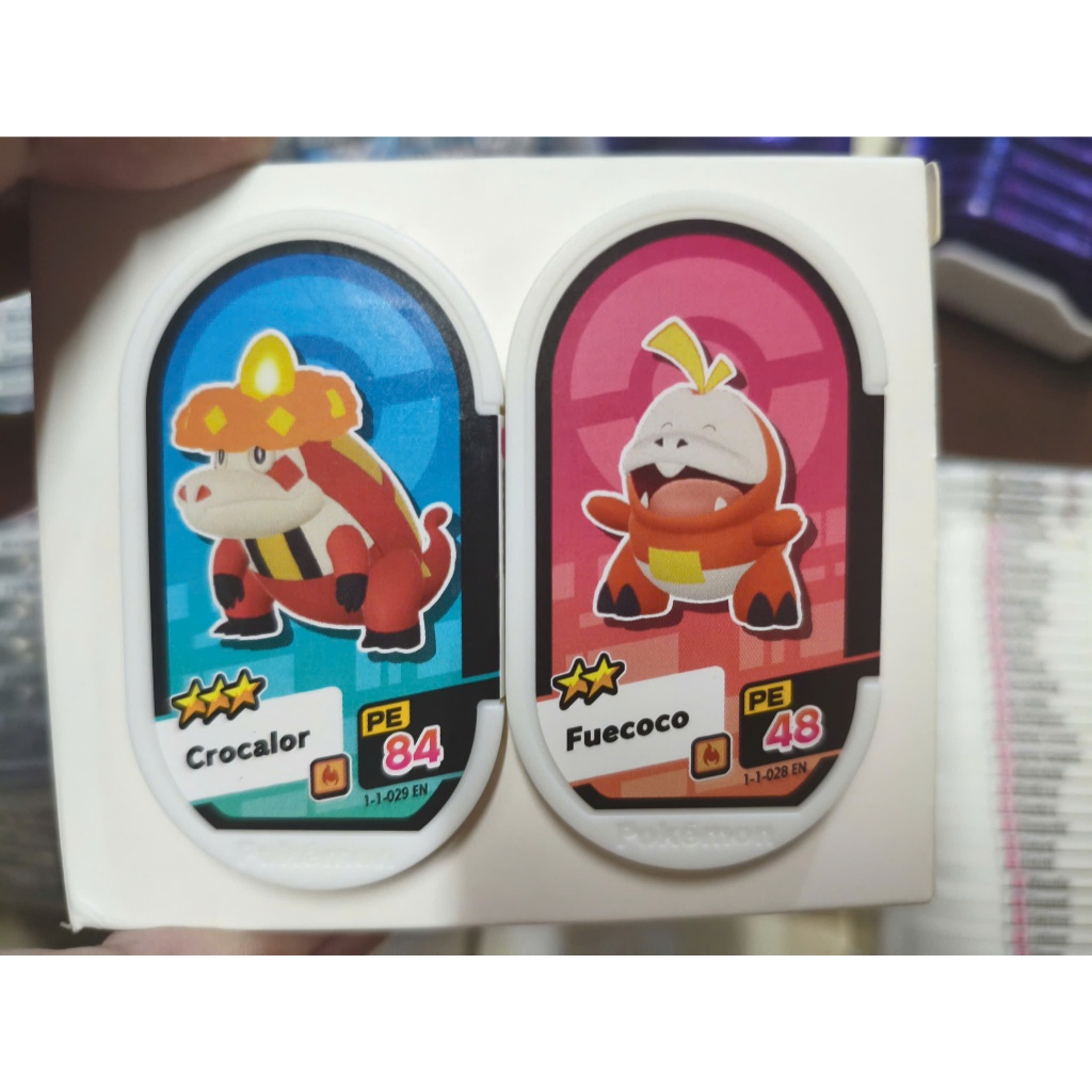 Pokemon mezastar Stardust 1 - cặp Crocalor+Fuecoco