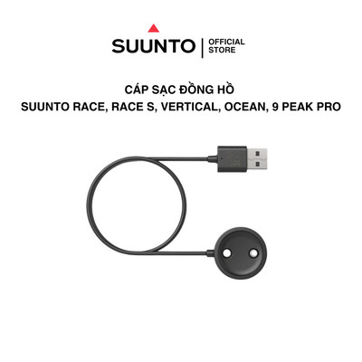Cáp sạc đồng hồ Suunto Race S, Race, 9 Peak Pro, Vertical, Ocean Chính Hãng - Bảo hành 1 Năm