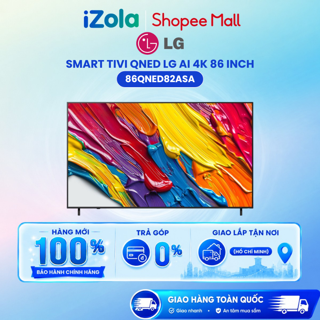 86QNED82ASA - Smart Tivi QNED LG AI 4K 86 inch 86QNED82ASA - Hàng chính hãng