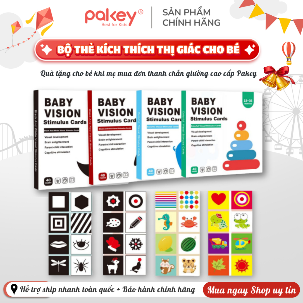Bộ Thẻ Kích Thích Thị Giác Cho Trẻ Sơ Sinh, Đồ Chơi Giáo Dục Sớm Giúp Bé Phát Triển Toàn Diện