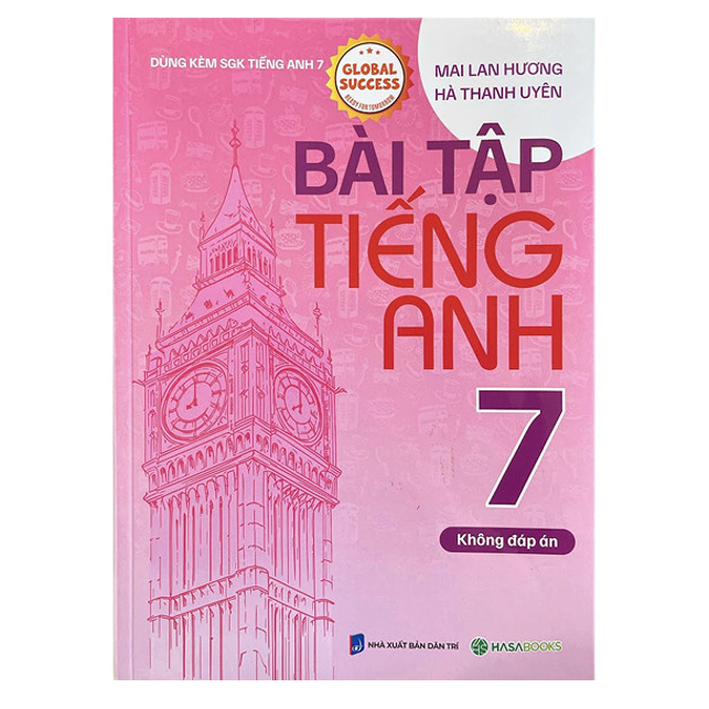 Sách - Bài Tập Tiếng Anh 7 Global Success (Không Đáp Án)