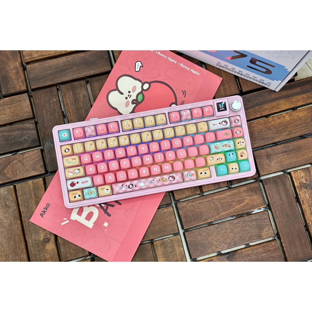 [CHÍNH HÃNG] Bàn phím cơ Xinmeng S75 Pro  S75- Bàn phím không dây chơi game, 3 mode kết nối Tungcust