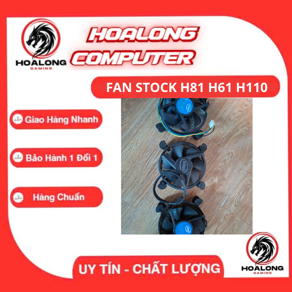 Quạt stock cho CPU thường dùng cho CPU Intel Core(HÀNG CŨ)