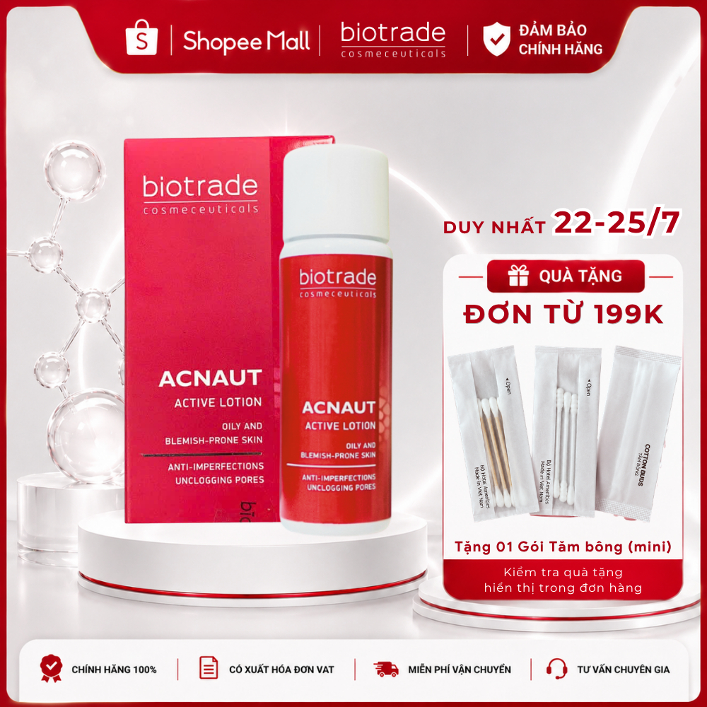 [RẺ VÔ ĐỊCH] Dung dịch chấm mụn Biotrade ACNAUT ACTIVE LOTION giảm mụn sưng đầu trắng - Skin Studio
