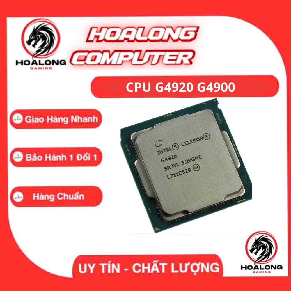 Intel Celeron G4920 là một bộ xử lý dành cho máy tính để bàn thuộc thế hệ thứ 8