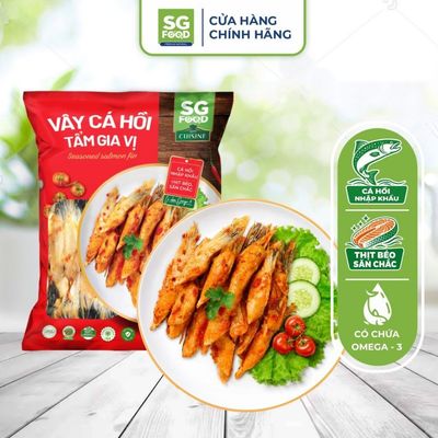 [Đông lạnh] Vây cá hồi tẩm gia vị SG Food 500g
